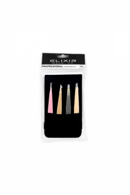 Professional Eyebrow Tweezers Set - # 553 (4 PCS)