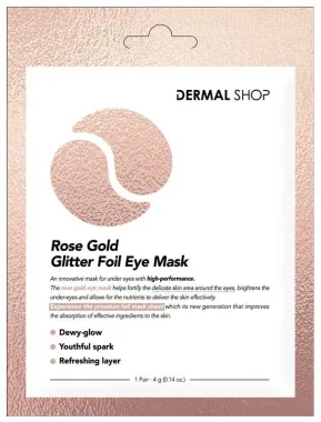 Rose Gold Glitter Foil Eye Mask silmänaamio 1pari