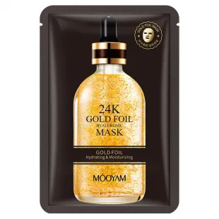 24K Gold Foil Hyaluroni kasvonaamio 1kpl
