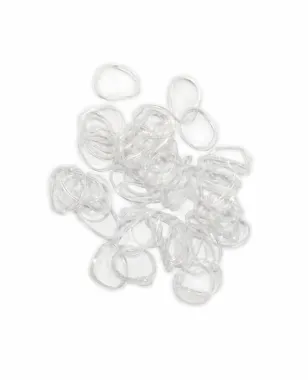 Värittömät silikonilenkit 15mm 300kpl