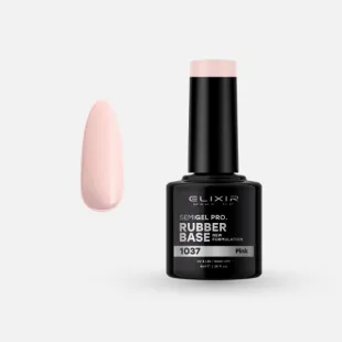 Semi Gel -  #1037 (Rubber Base Coat, Pink) 8 ml
