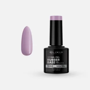 Semi Gel -  #1040 (Rubber Base Coat, Extra Millky) 8 ml
