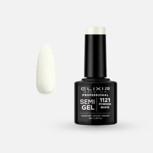 Semi Gel -  #1121 (Powder White) 8 ml