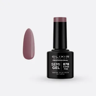 Semi Gel -  #878 (Super Pink) 8 ml