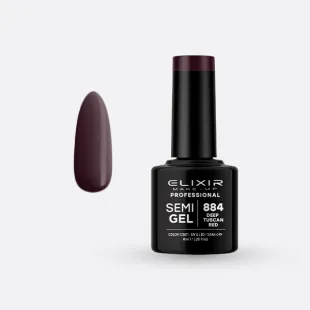 Semi Gel -  #884 (Deep Tuscan red) 8 ml