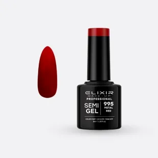 Semi Gel - #995 (Metal Red) 8 ml