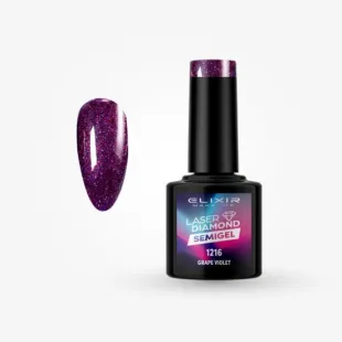 Semi Gel Laser  Diamond  #1216 (Grape Violet) 8 ml
