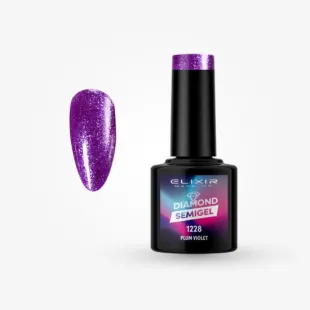 Semi Gel Diamond  #1228 (Plum Violet) 8ml