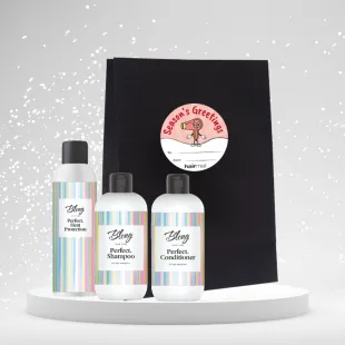 Lahjapakkaus pitkille hiuksille 2x300ml+200ml