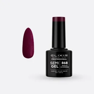 Semi Gel -  #868 (Metallic Incarnadine) 8 ml