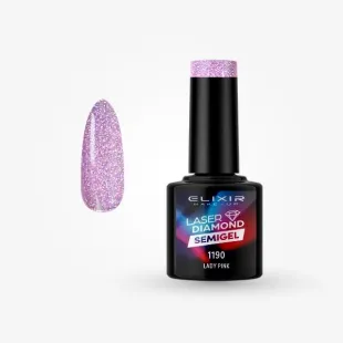Semi Gel Laser  Diamond  #1190(Lady Pink) 8 ml