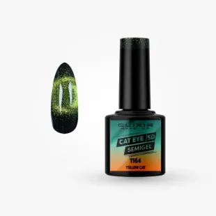 Semi Gel Cat Eye 5D-  #1164  (Yellow Cat) 8 ml