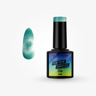 Semi Gel Cat Eye  #1178  (Cyan) 8 ml