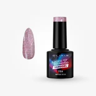 Semi Gel Laser  Diamond  #1184(Antique Beige) 8 ml