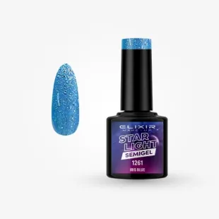 Semi Gel Starlight #1261 (Iris  Blue) 8 ml