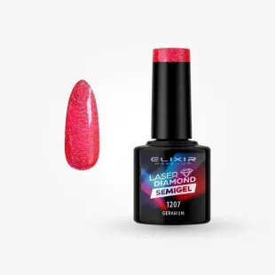 Semi Gel Laser  Diamond  #1207 (Geranium) 8 ml