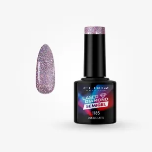 Semi Gel Laser  Diamond  #1185  (Cosmic Latte) 8 ml