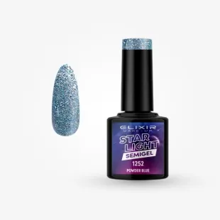 Semi Gel Starlight #1252 (Powder Blue) 8 ml