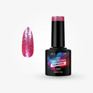 Semi Gel Diamond  #1221 (Barbie Pink) 8 ml