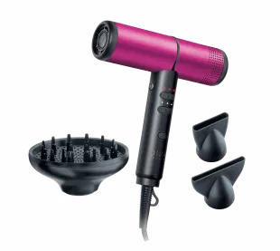 Atmos 2 Atom fööni, musta + Raspberry vaihtokuoret
