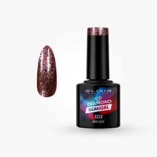 Semi Gel Diamond  #1232 (Red Cold) 8 ml