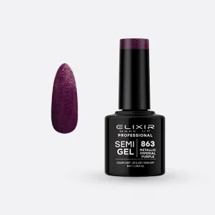Semi Gel -  #863 (Metallic Imperial Purple) 8 ml