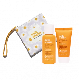 Moisture plus travel size 2pcs+ pochette