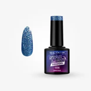 Semi Gel Starlight #1256 (Lapis Blue) 8 ml