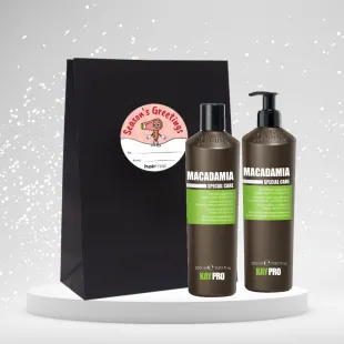 KayPro Macadamia lahjapakkaus hauraille ja herkille hiuksille 2x350ml