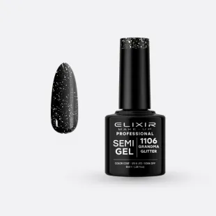 Semi Gel -  #1106 (Grandma Glitter) 8 ml