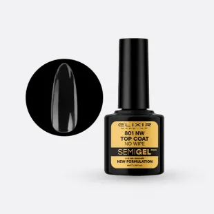 Semi Gel -  #801NW (Top Coat No Wipe) 8 ml