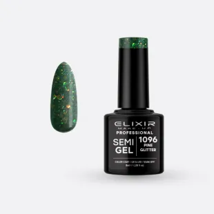 Semi Gel -  #1096 (Pine Glitter) 8 ml