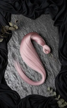 Premium kuituhius, Pastel pink 70cm