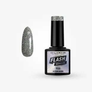 Flash SemiGel -  #1133 (Meteor Silver) 8ml