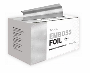 Alumiinifolio Emboss Silver 12cmx100m, 15µ