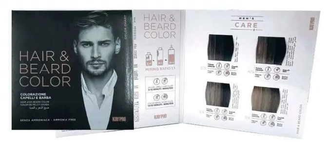 KayPro Men's Care Hair & Beard Color värikartta