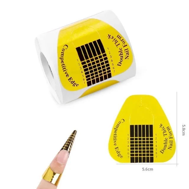 Nail forms U shape 500pcs/roll
