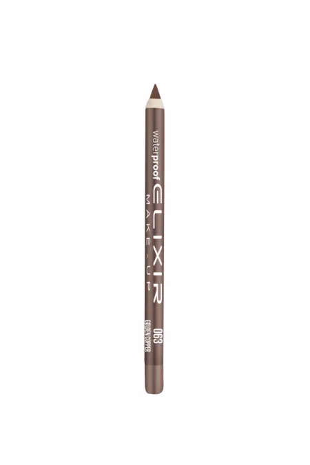 Waterproof Lip Pencil - #063 (Golden Copper)