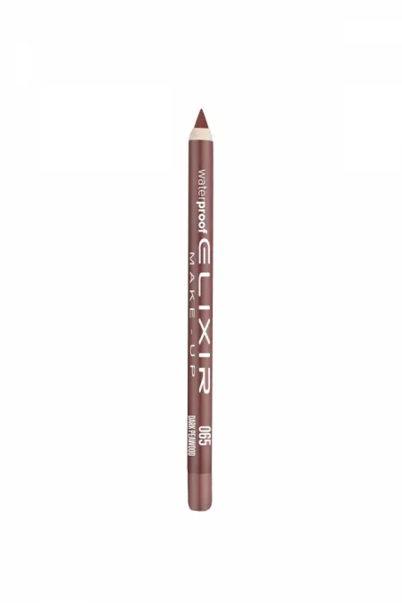 Waterproof Lip Pencil - #065 (Dark Peawood)