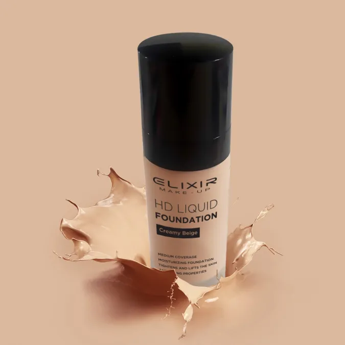 HD Liquid Foundation #02 (Creamy Beige)