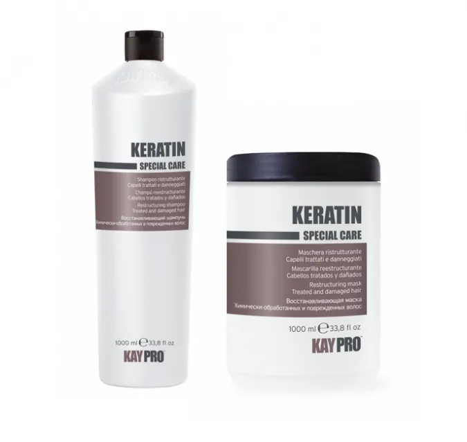 KayPro Keratin shampoo 1000ml + mask 1000ml