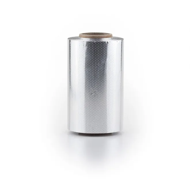 Alumiinifolio Emboss Silver 12cmx100m, 15µ