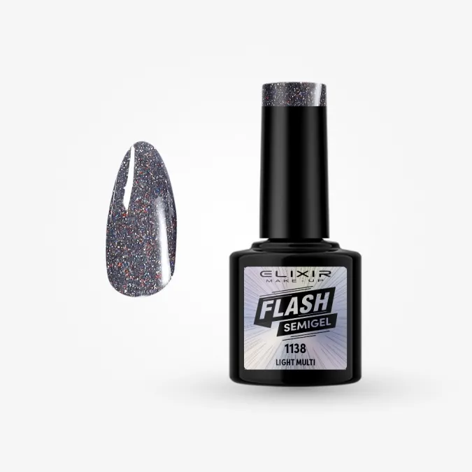 Flash SemiGel -  #1138 (Light Multi) 8ml
