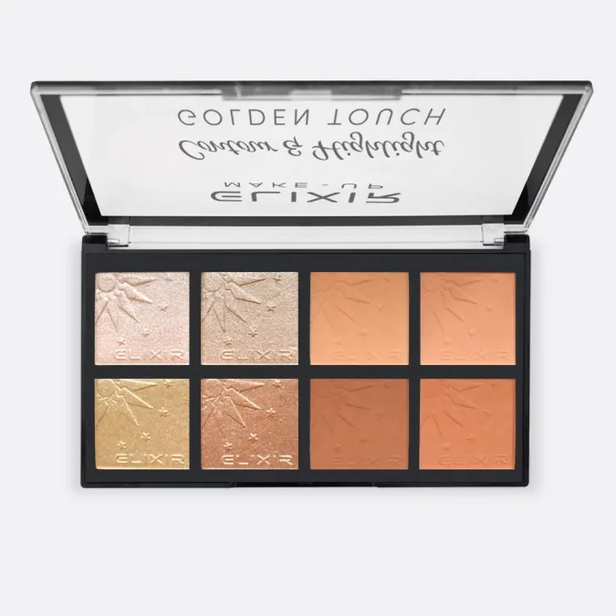 Higlight&Contour Palette (Golden Touch) #844B