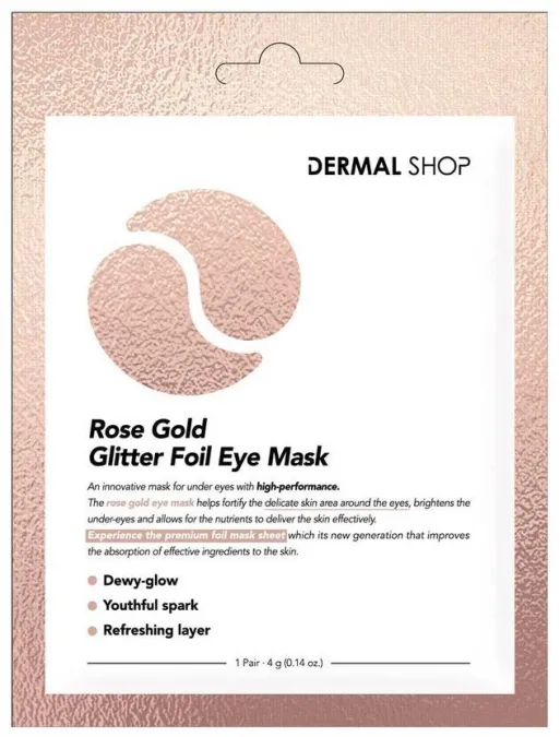 Rose Gold Glitter Foil Eye Mask silmänaamio 1pari