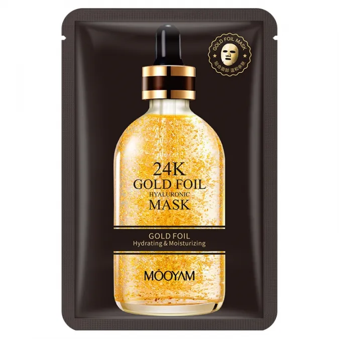 24K Gold Foil Hyaluroni kasvonaamio 1kpl