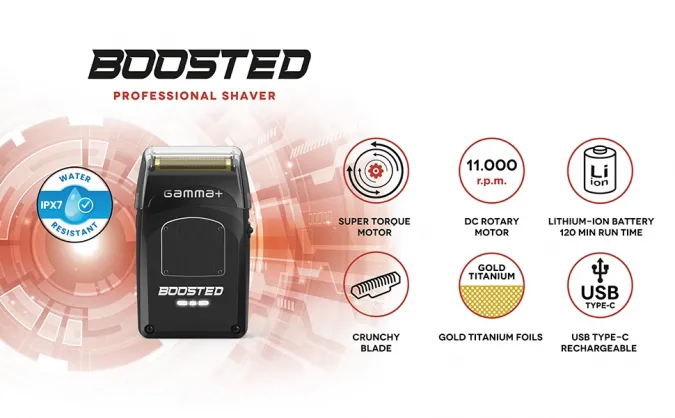Boosted shaver