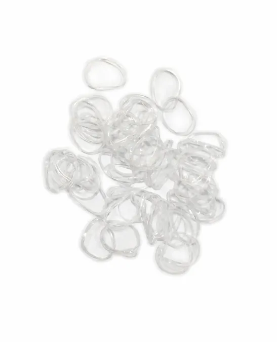Värittömät silikonilenkit 15mm 300kpl