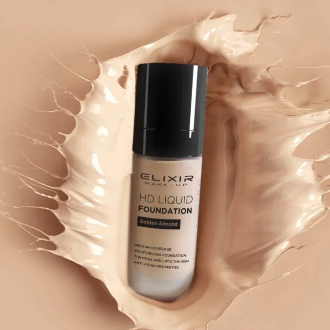 HD Liquid Foundation #01 (Golden Almond)