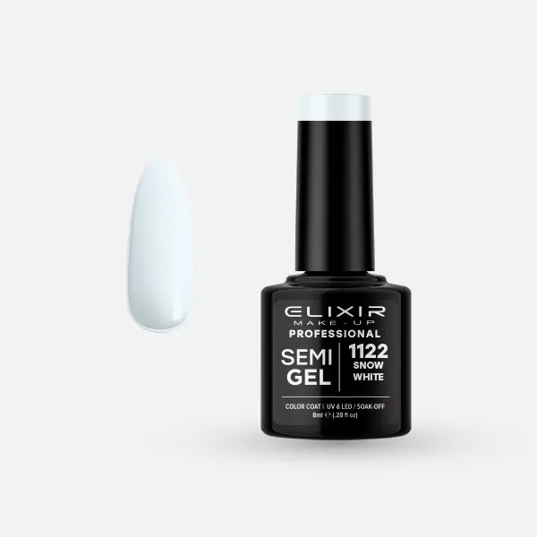 Semi Gel -  #1122 (Snow White) 8 ml